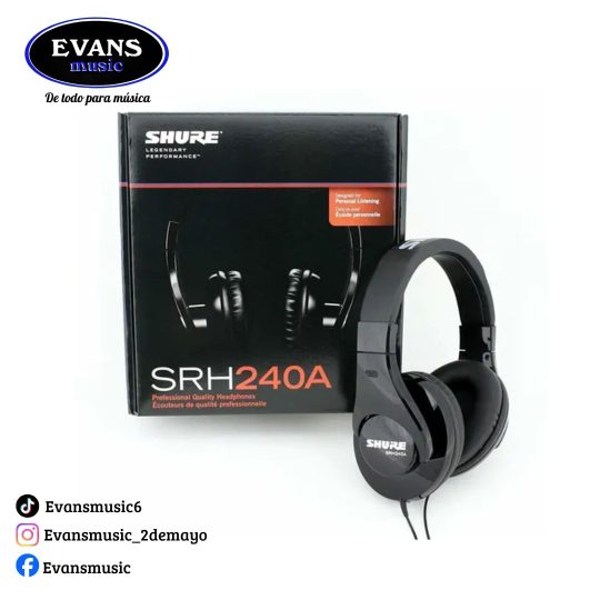 Audífono SRH 240A Shure