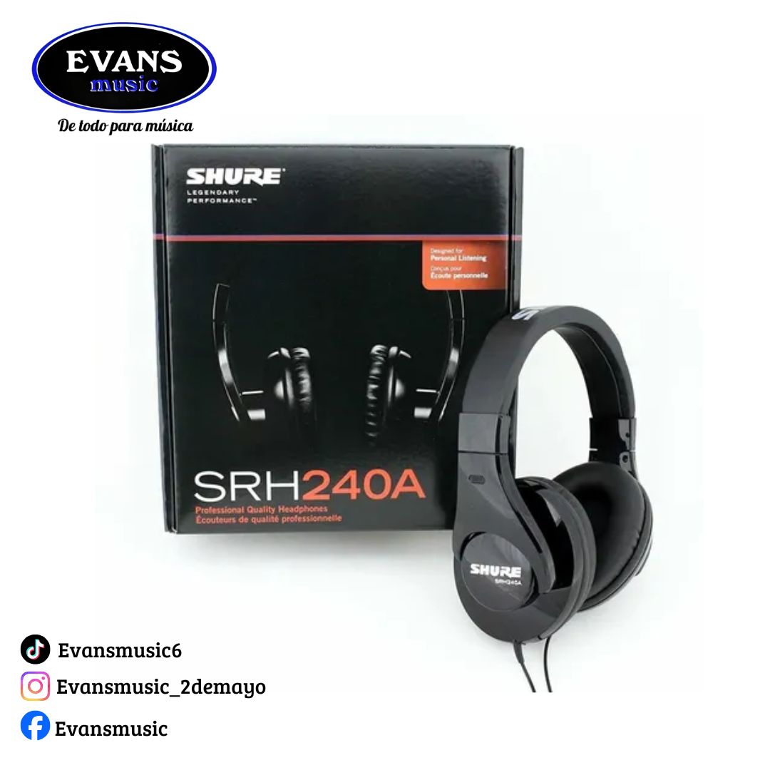 Audífono SRH 240A Shure