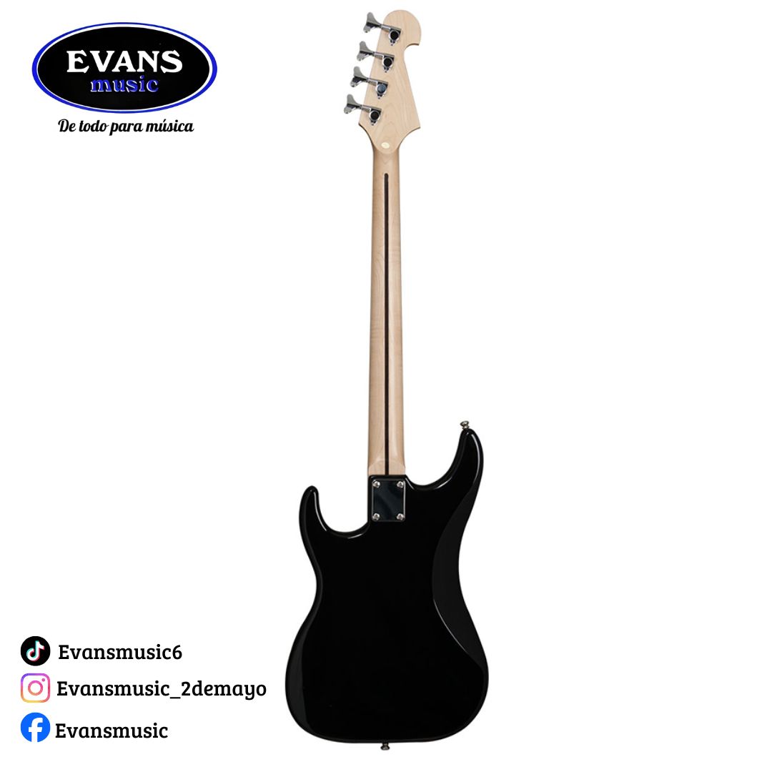 Bajo Eléctrico WASHBURN SONAMASTER Color Negro/Blanco - Imagen 2