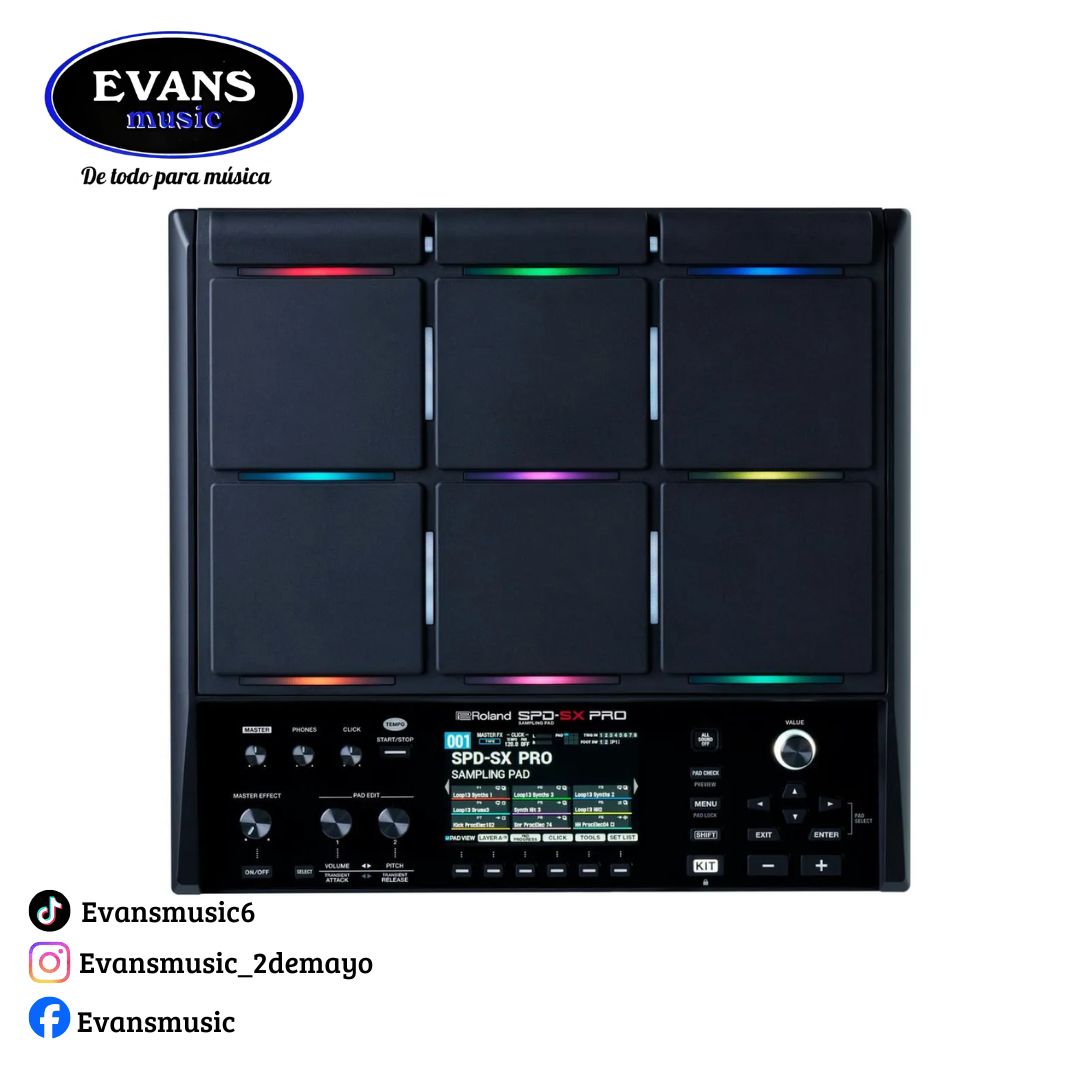 Batería electrónica Roland SPD-SX-PRO