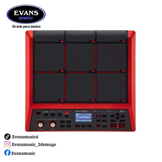 Batería electrónica Roland SPD-SX-RED