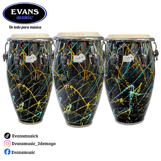Erik Piza Signature EP Splash Congas - TOCA