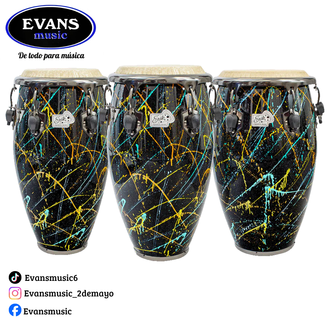 Erik Piza Signature EP Splash Congas - TOCA