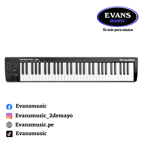 M-Audio Controlador keystation 61 MK3 (Negro)