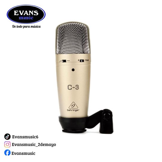 Micrófono de grabación de estudio BEHRINGER C-3