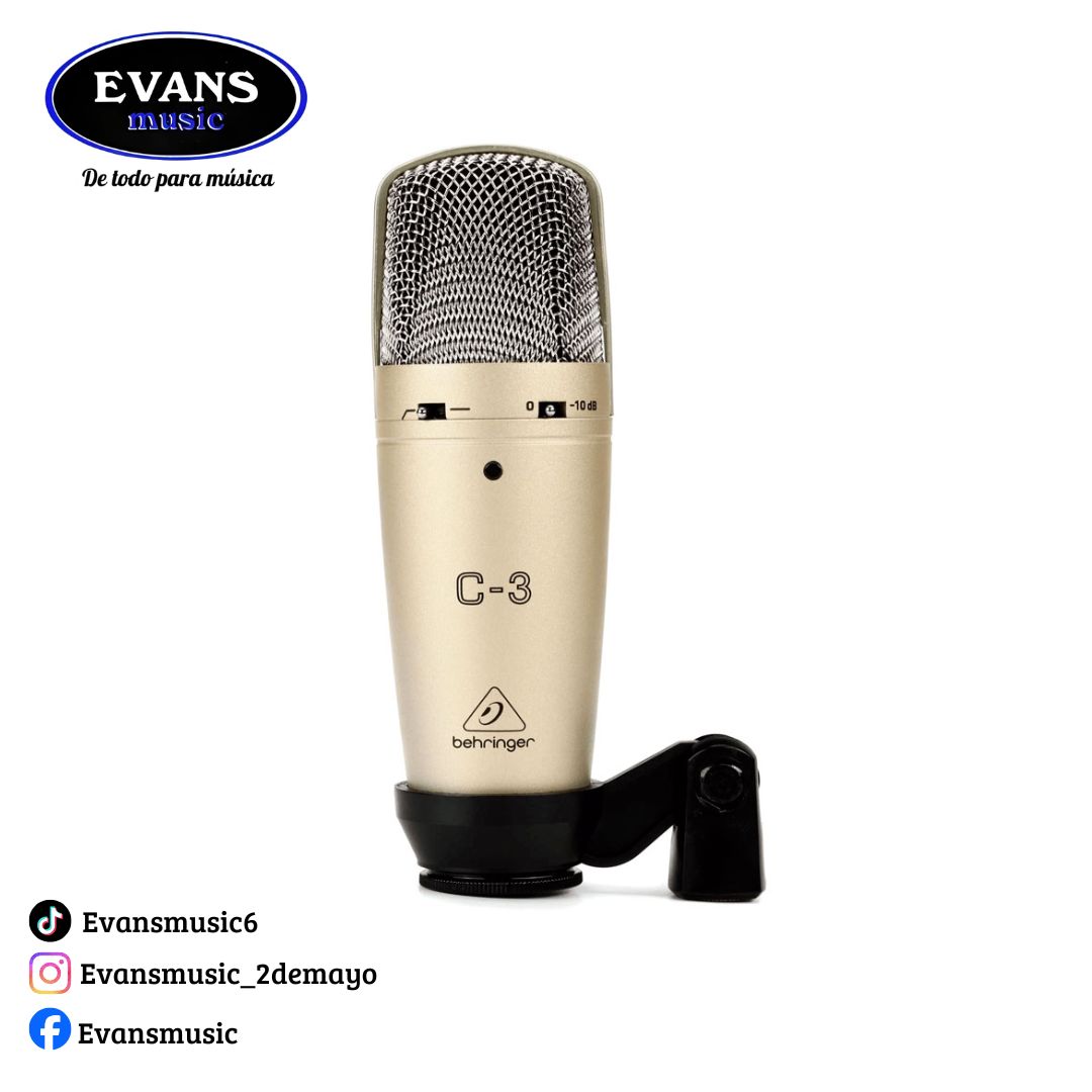 Micrófono de grabación de estudio BEHRINGER C-3