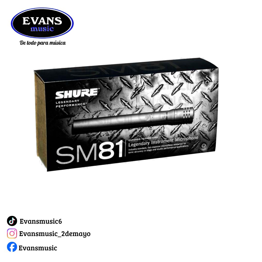 Micrófono SM-81-LC Shure - Imagen 2