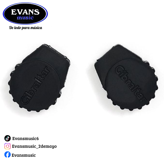 Patas de goma para soporte de platillos Gibraltar SC-PC09
