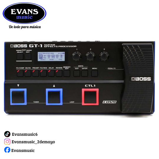 Boss GT-1 Procesador de efectos compacto