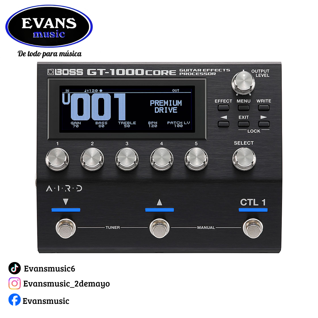 Boss GT-1000 CORE Procesador compacto