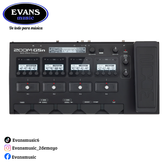 Pedalera Multiefecto Zoom G5N