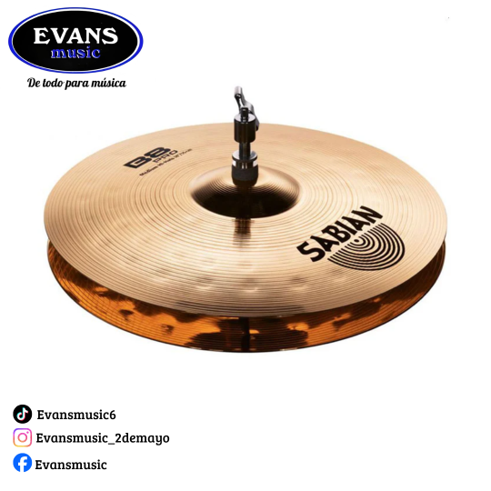 Platillo Sabian B8 Pro Medium Hi Hat 14