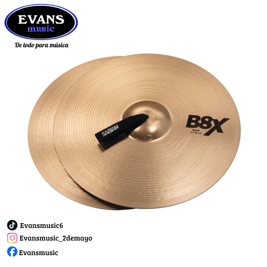 Platillo Sabian B8X Marching Band 18