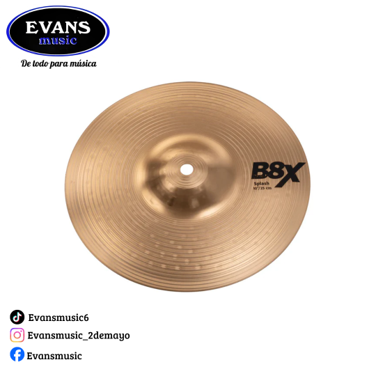 Platillo Sabian B8x Splash 10