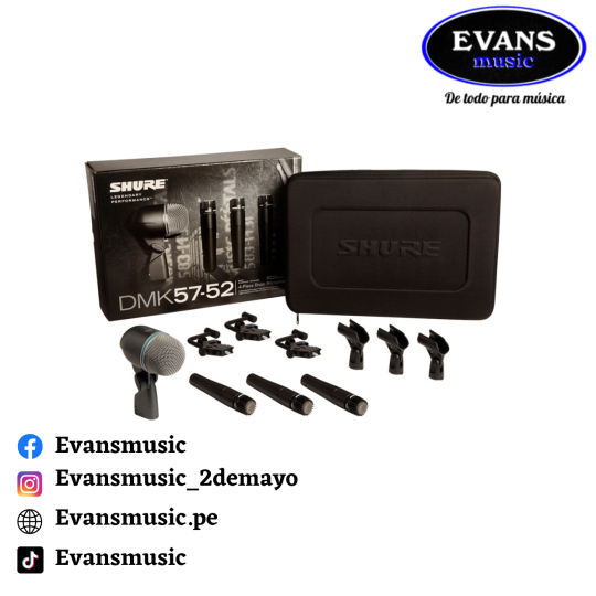 Shure Set de Microfono DMK 57-52