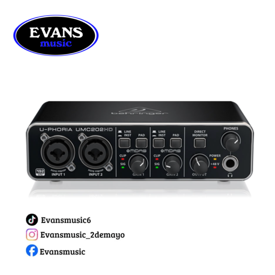 INTERFAZ DE AUDIO UMC202