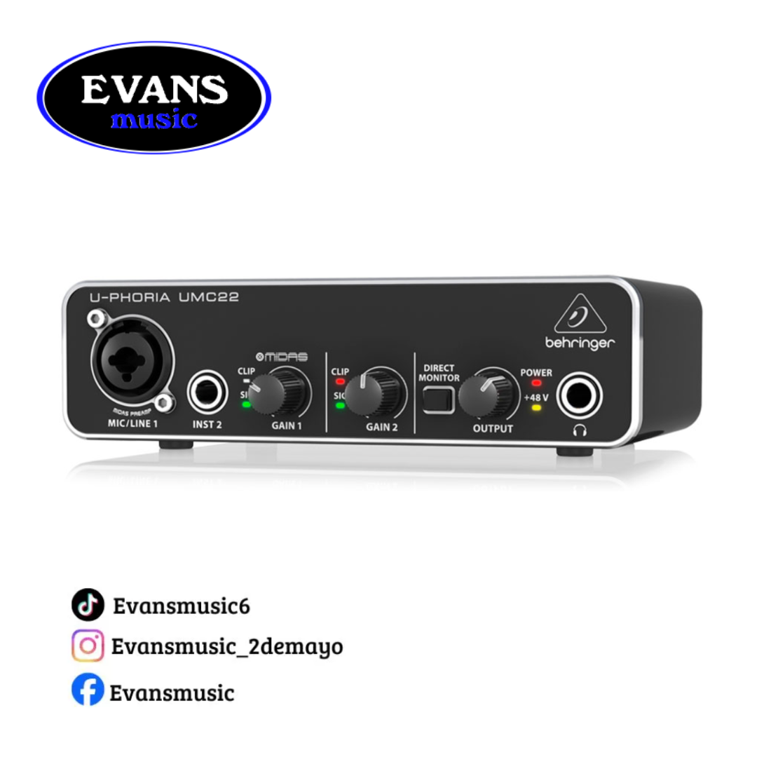 INTERFAZ DE AUDIO UMC22